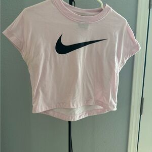 Nike Women's Light Pink Crop Top